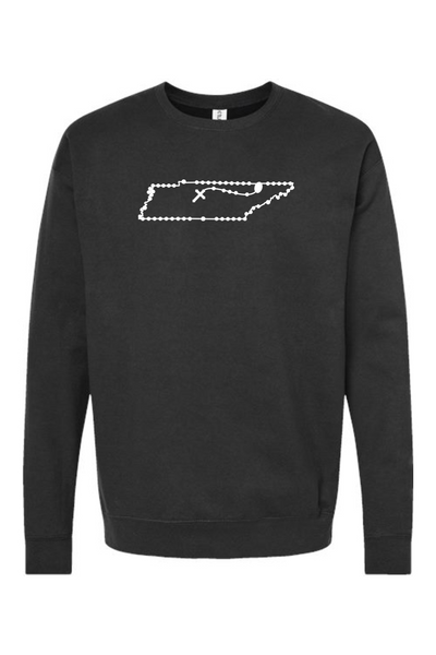 Tennessee Catholic Rosary Crewneck Sweatshirt