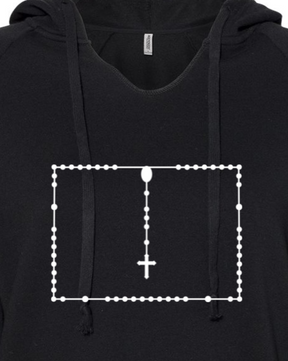 Wyoming Catholic Rosary Drop Hoodie