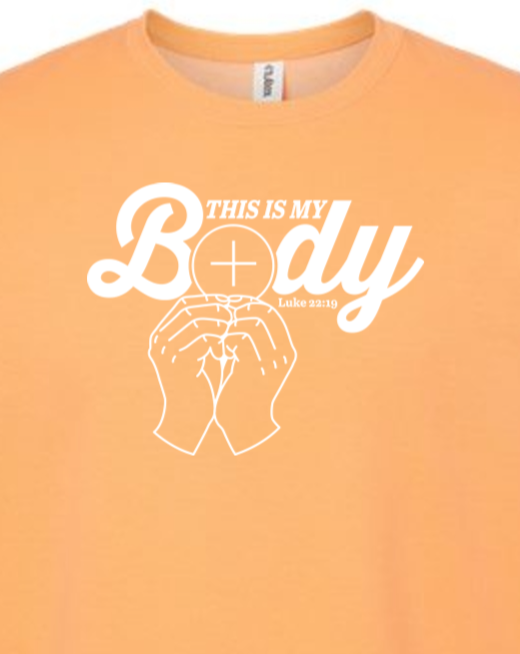 This is My Body, Consecration - Luke 22:19 Crewneck Sweatshirt