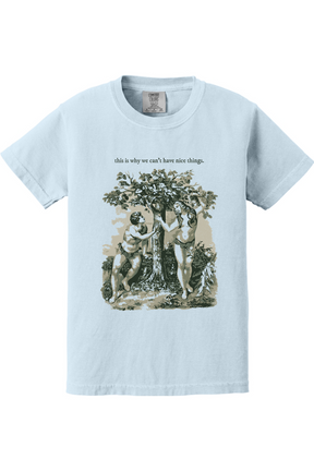 This Is Why We Can’t Have Nice Things - Adam and Eve Youth T-Shirt - Comfort Colors