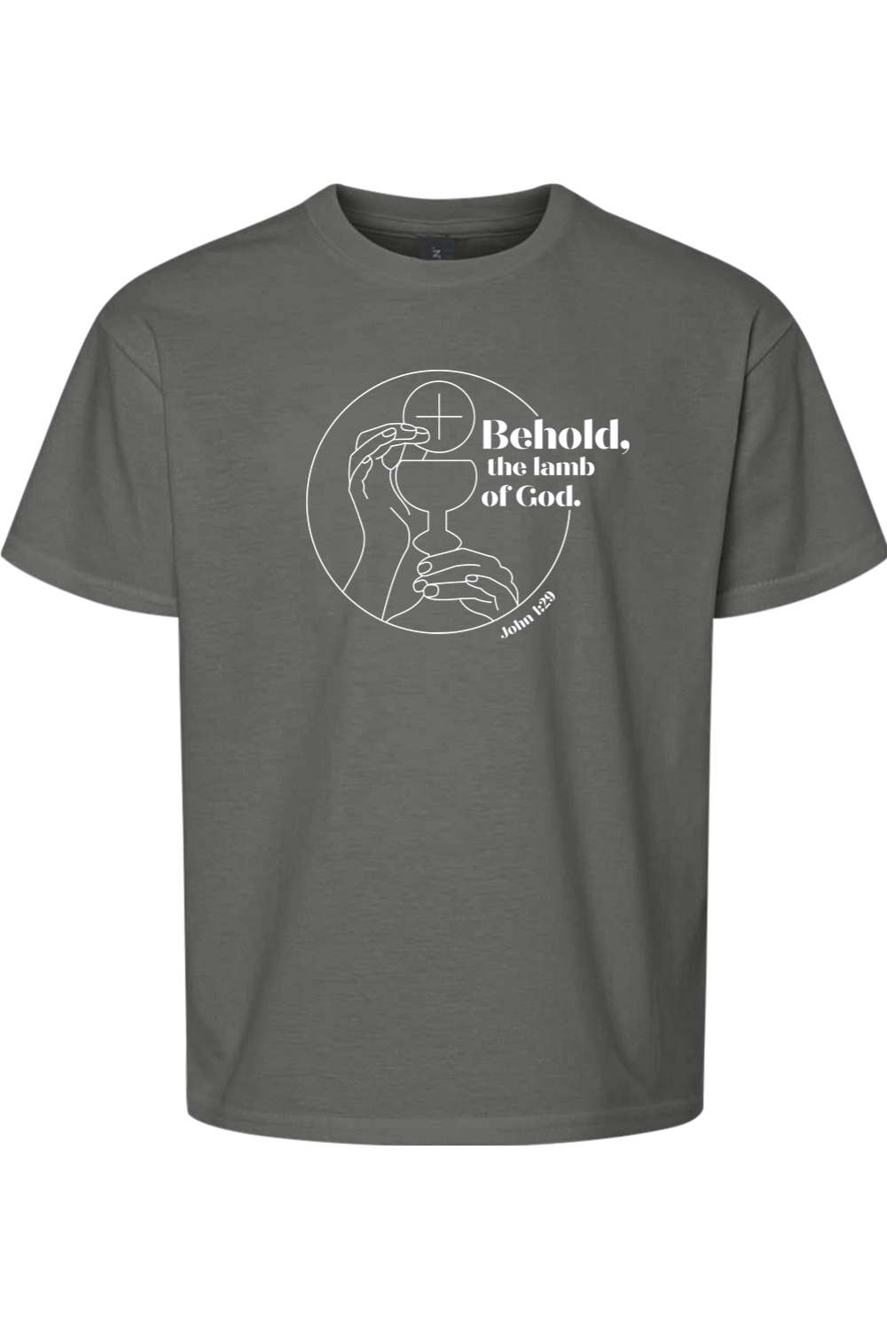 Behold the Lamb of God - John 1:29 T-shirt - youth