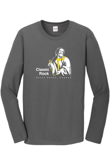 charcoal long sleeve shirt with image of St. Peter that says "Classic Rock" with "St. Peter, Cephas" underneath