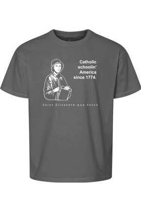 Catholic Schoolin' - St Elizabeth Ann Seton T-Shirt - youth