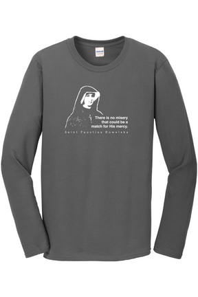 Mercy Message - St Faustina Kowalska Long Sleeve