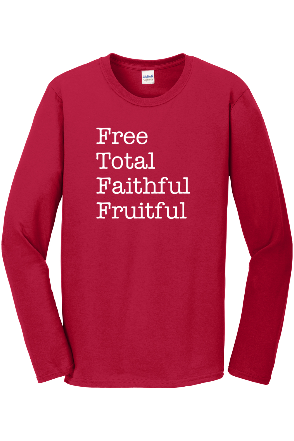 Free Total Faithful Fruitful - Theology of the Body Long Sleeve