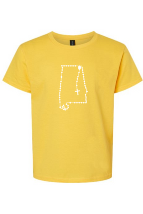 Alabama Catholic Rosary Youth T-shirt