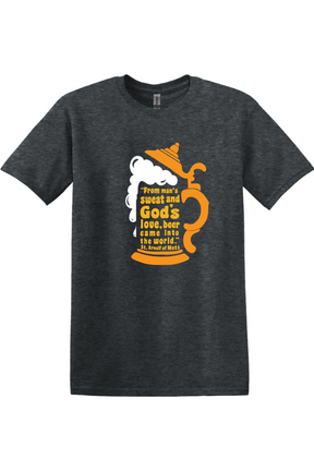 Beer Stein Quote - Adult T-shirt