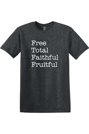 Free Total Faithful Fruitful - Theology of the Body Adult T-shirt