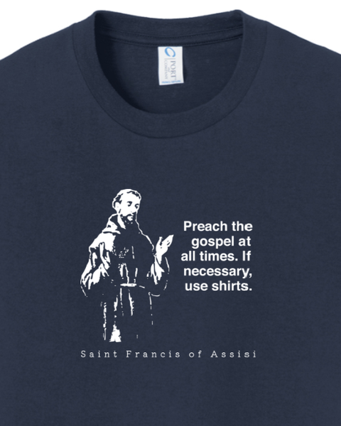 Preach the Gospel - St. Francis of Assisi - Youth T-Shirt | Sock