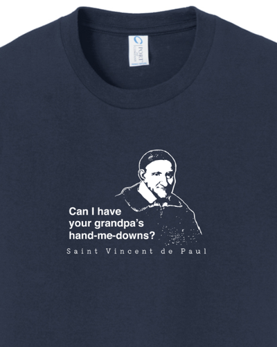 Grandpa's Hand-me-downs - St. Vincent de Paul - Youth T-Shirt