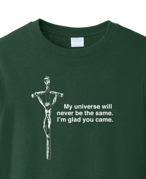 Glad He Came - Crucifix - Crewneck Sweatshirt