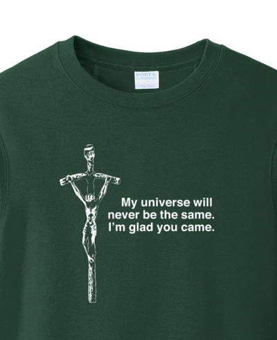 Glad He Came - Crucifix - Crewneck Sweatshirt