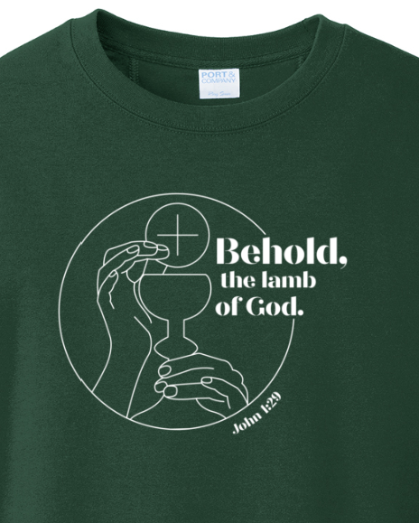 Behold the Lamb of God - John 1:29 - Crewneck Sweatshirt