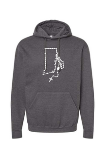 Rhode Island Catholic Rosary Hoodie Sweatshirt