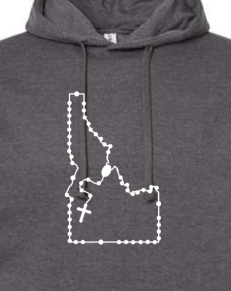 Idaho Catholic Rosary Hoodie Sweatshirt