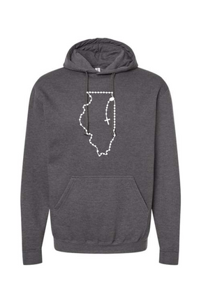 Illinois Catholic Rosary Hoodie Sweatshirt