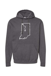 Indiana Catholic Rosary Hoodie Sweatshirt