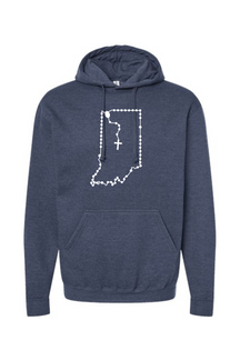 Indiana Catholic Rosary Hoodie Sweatshirt