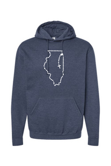 Illinois Catholic Rosary Hoodie Sweatshirt