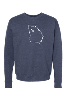 Georgia Catholic Rosary Crewneck Sweatshirt