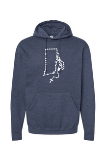 Rhode Island Catholic Rosary Hoodie Sweatshirt