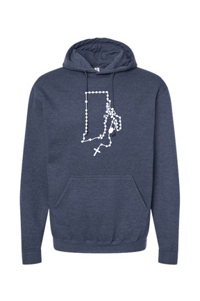 Rhode Island Catholic Rosary Hoodie Sweatshirt