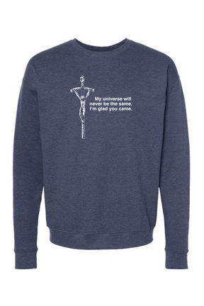 Glad He Came - Crucifix Crewneck Sweatshirt