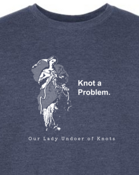 Knot a Problem - Our Lady Undoer of Knots Crewneck Sweatshirt