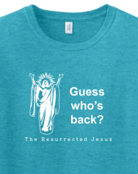 Guess Who's Back - Resurrection Jesus Adult T-Shirt