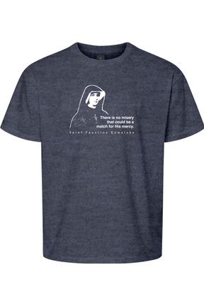 Mercy Message - St Faustina Kowalska Youth T-Shirt