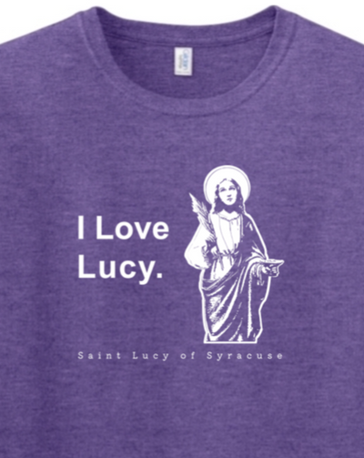 I Love Lucy - St. Lucy Adult T-Shirt