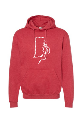 Rhode Island Catholic Rosary Hoodie Sweatshirt