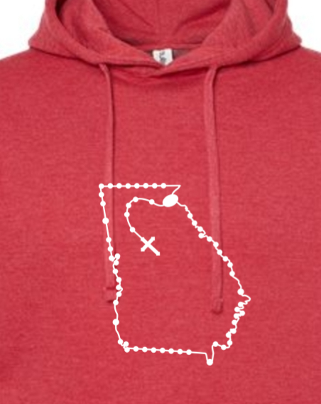 Georgia Catholic Rosary Hoodie Sweatshirt