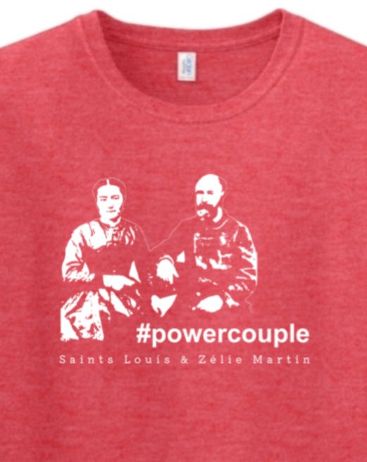 #Powercouple - Sts. Louis & Zelie Adult T-Shirt