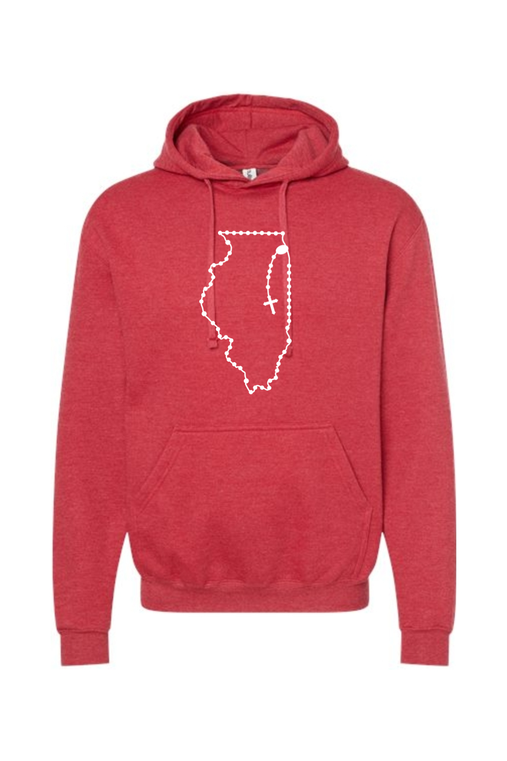 Illinois Catholic Rosary Hoodie Sweatshirt