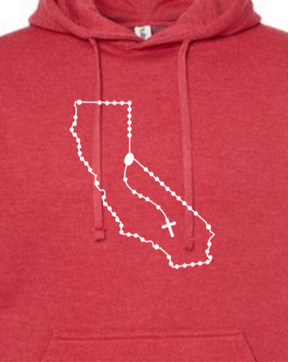 California Catholic Rosary Hoodie Sweatshirt