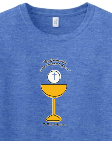 The Sacrament of Love - St. Thomas Aquinas Adult T-shirt