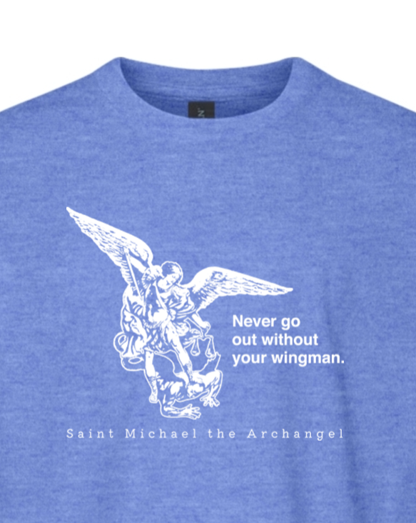 Never Go Without Your Wingman - St. Michael the Archangel Youth T-Shirt