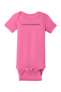 Cry Room Potential Onesie