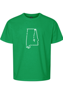 Alabama Catholic Rosary Youth T-shirt