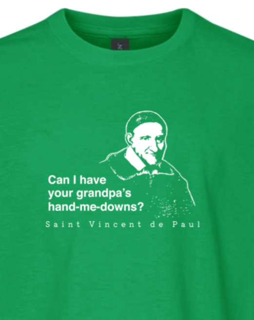 Grandpa's Hand-me-downs - St Vincent de Paul Youth T-Shirt