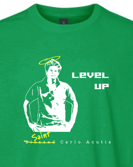 Level Up - St. Carlo Acutis - Youth T-Shirt