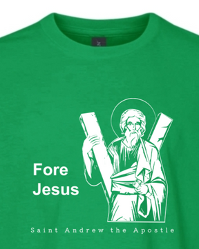 Fore Jesus - St. Andrew the Apostle Youth T-Shirt