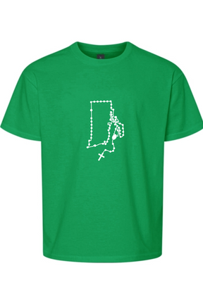 Rhode Island Catholic Rosary Youth T-shirt