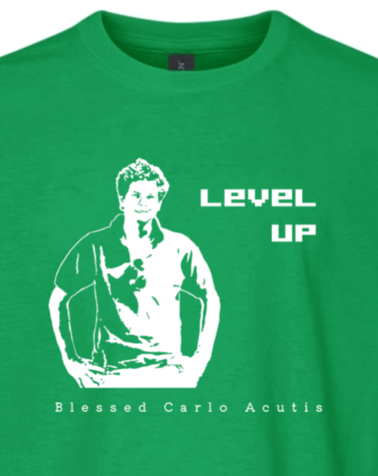 Level Up - Bl. Carlo Acutis - Youth T-Shirt