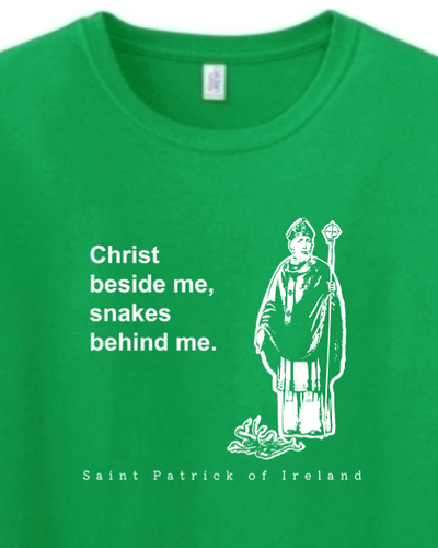Christ Beside Me - St. Patrick Adult T-Shirt