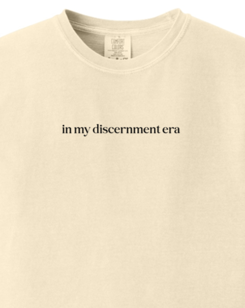 In My Discernment Era Adult T-shirt - Comfort Colors