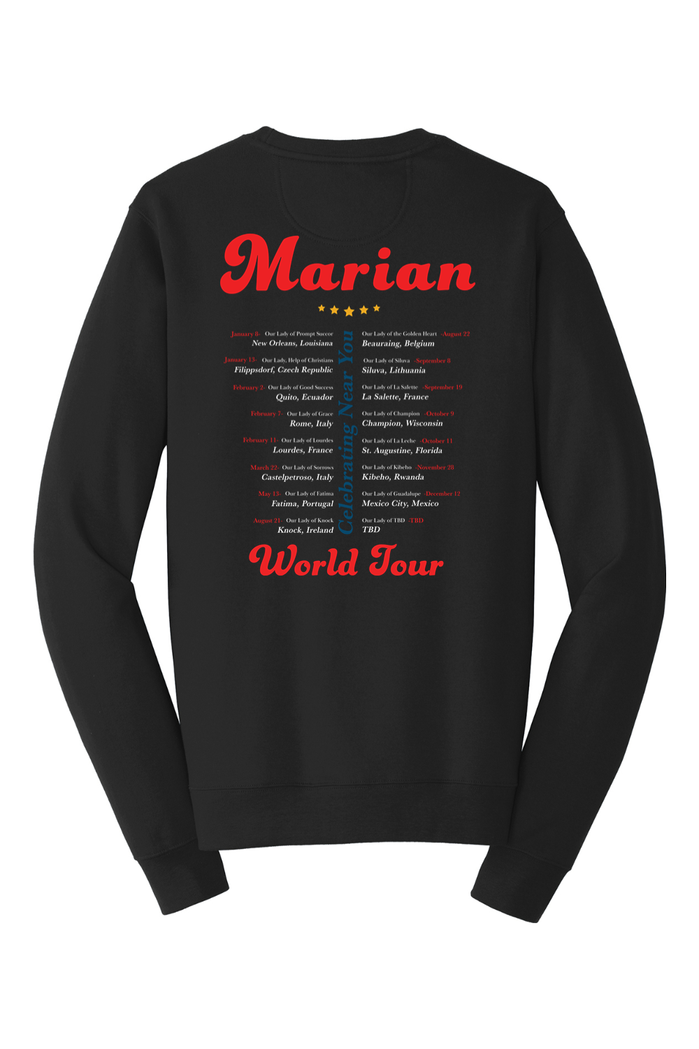 Marian World Tour - Crewneck Sweatshirt