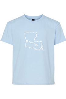 Louisiana Catholic Rosary Youth T-shirt