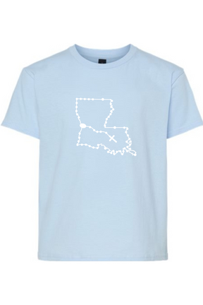 Louisiana Catholic Rosary Youth T-shirt